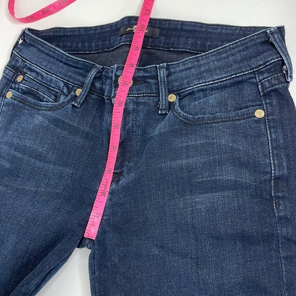 7 For All Mankind Jiselle Slim Flare Jeans Dark wash size 26 - Picture 13 of 14